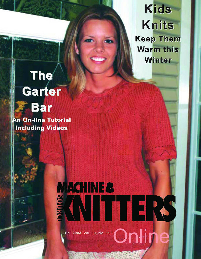 Machine Knitters Source Magazine 2003 and 2004 issues on 2 CDs