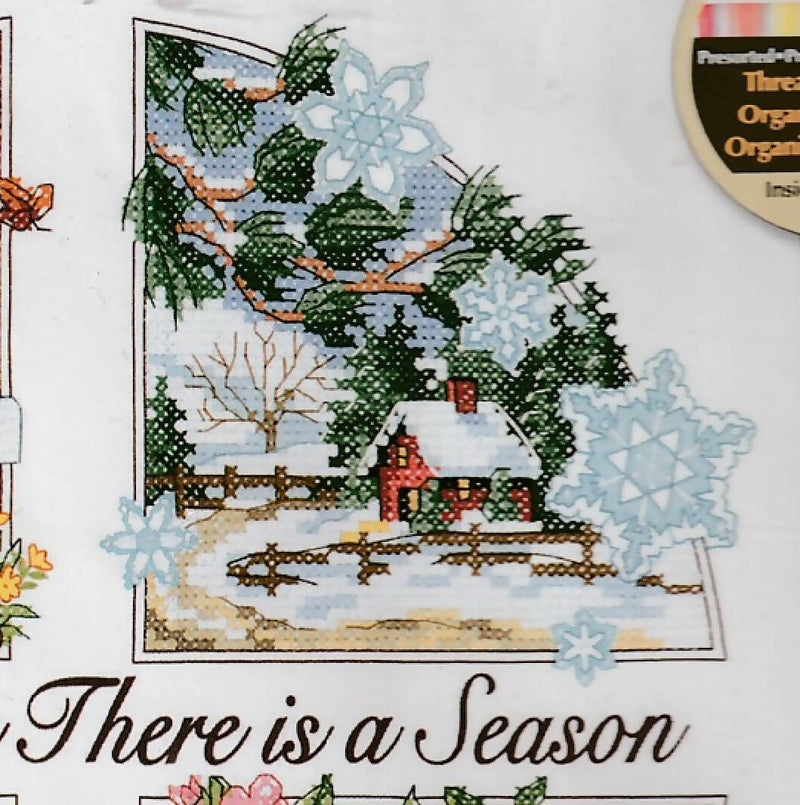 A Season for Everything STAMPED cross stitch KIT 