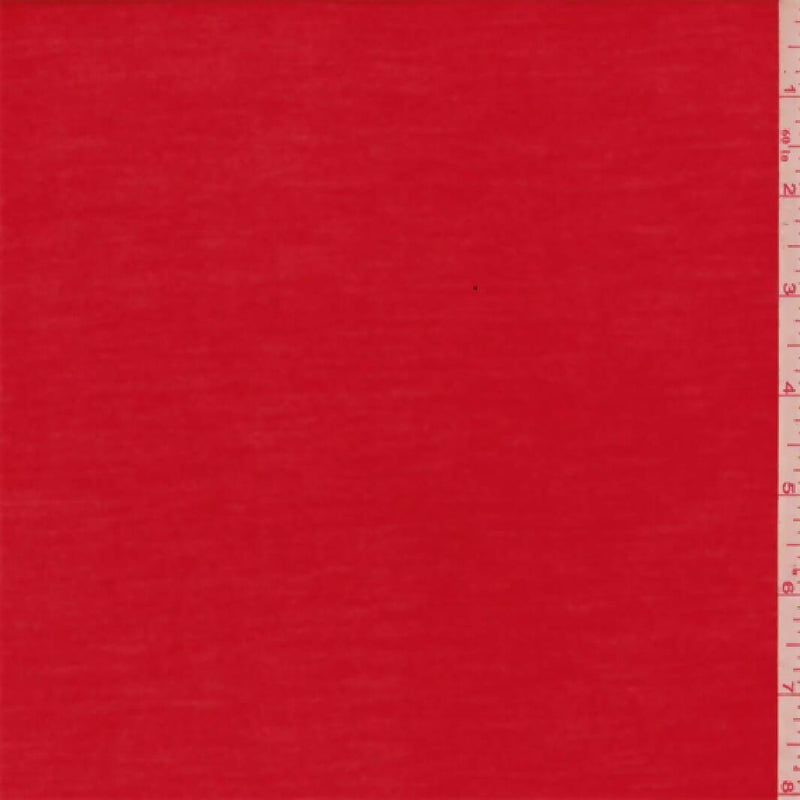 NEW Red Rayon jersey knit - sold by the HALF YARD - 100% rayon garment fabric, 60"