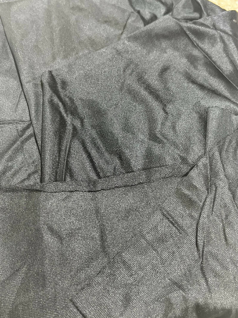 Black Lingerie Fabric 2.5 yards