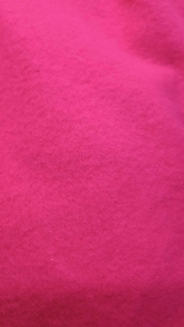 Bright pink fleece, 62" width, 3 yd length