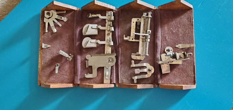 1889 Singer Wooden Puzzle Box