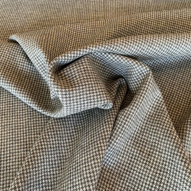 Gray Wool Houndstooth - Yardage