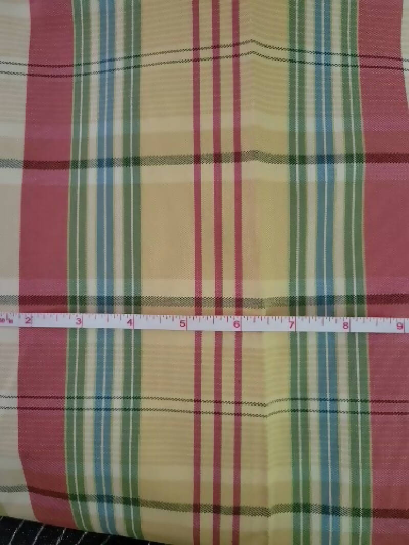 3 3/8 yds 56" Plaid decorator Fabric