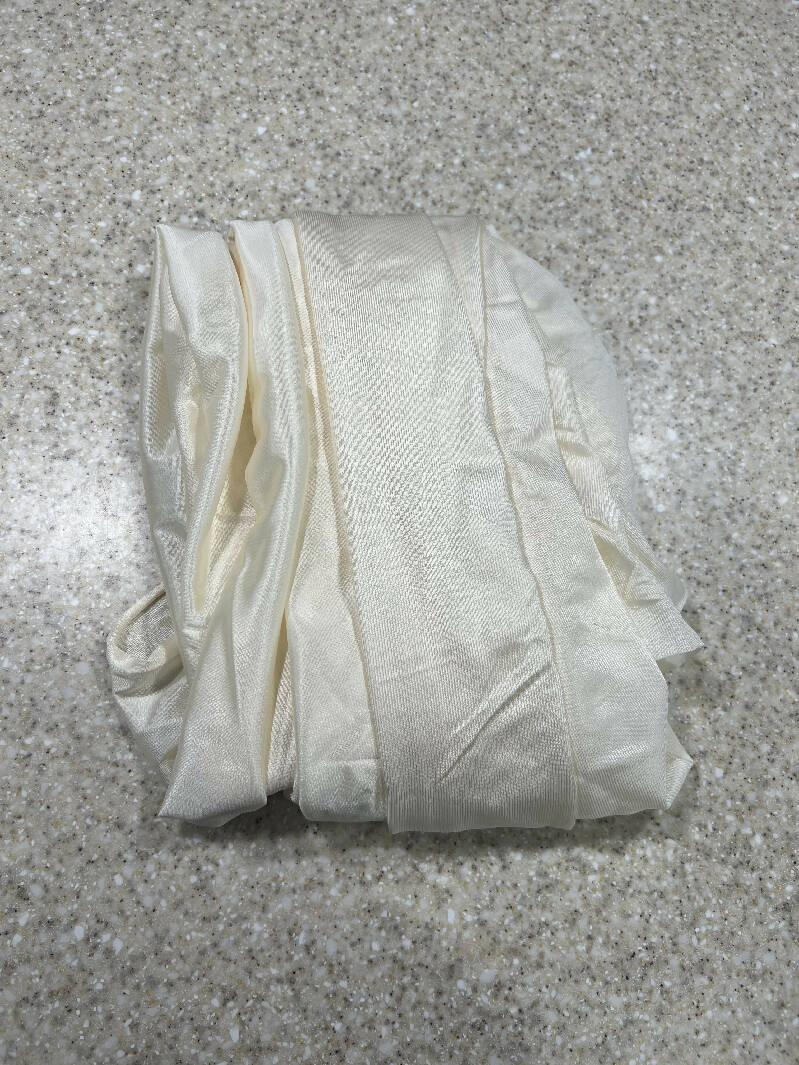 Cream Lingerie Material 36 wide by 1.5 yards