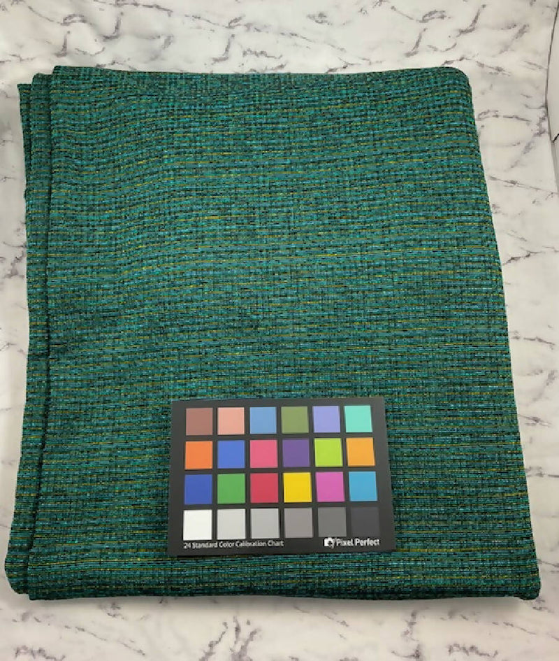 Multi Color Green Stretch Knit 2 7/8 yards