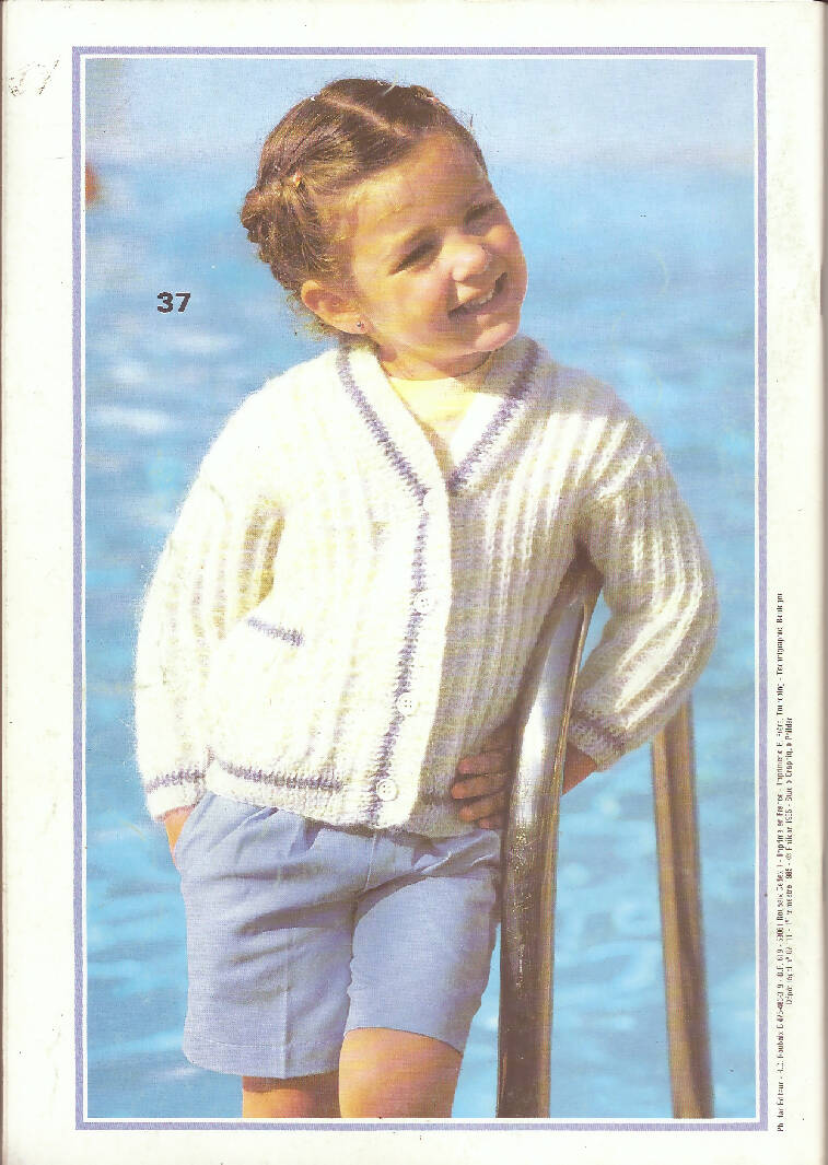 Phildar Mailles Magazine - Children Summer, Tropical Fashion 1st Trimester 1985