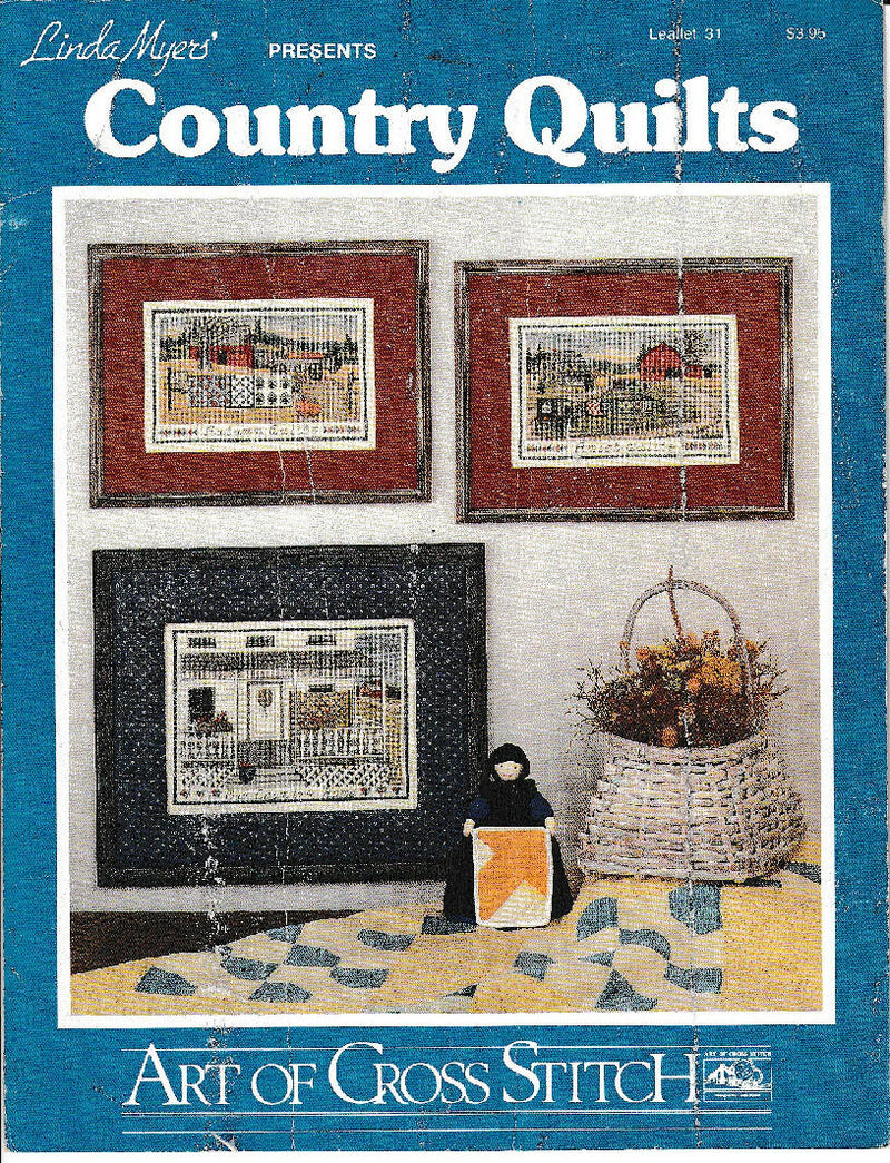 Counted Cross Stitch Pattern Country Quilts Leaflet 