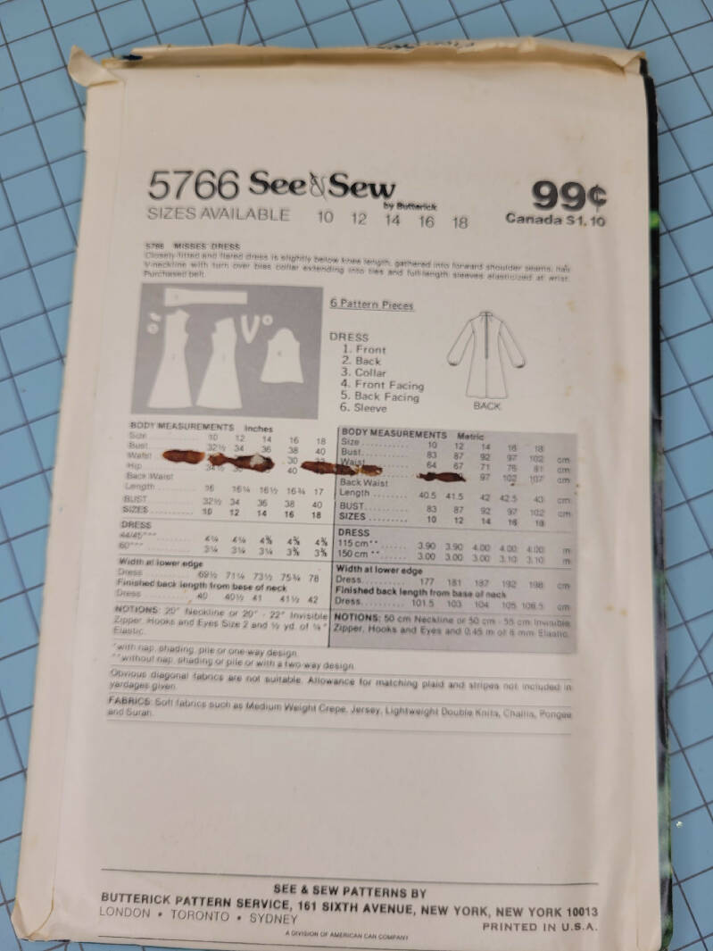 Butterick See & Sew 5766