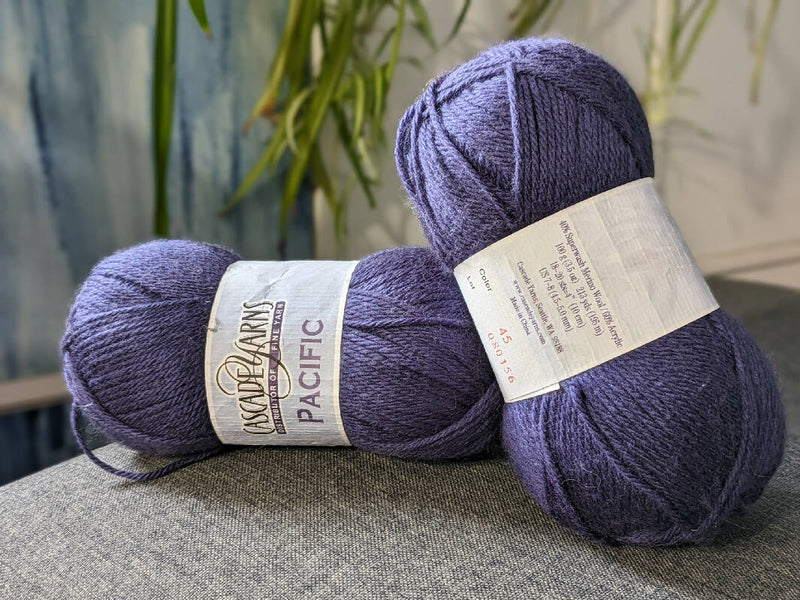 Cascade Yarns Pacific, purple solid - 200g/7oz - 390m/426yd