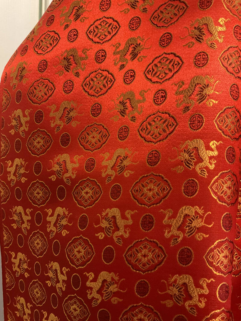 Red Chinese Brocade