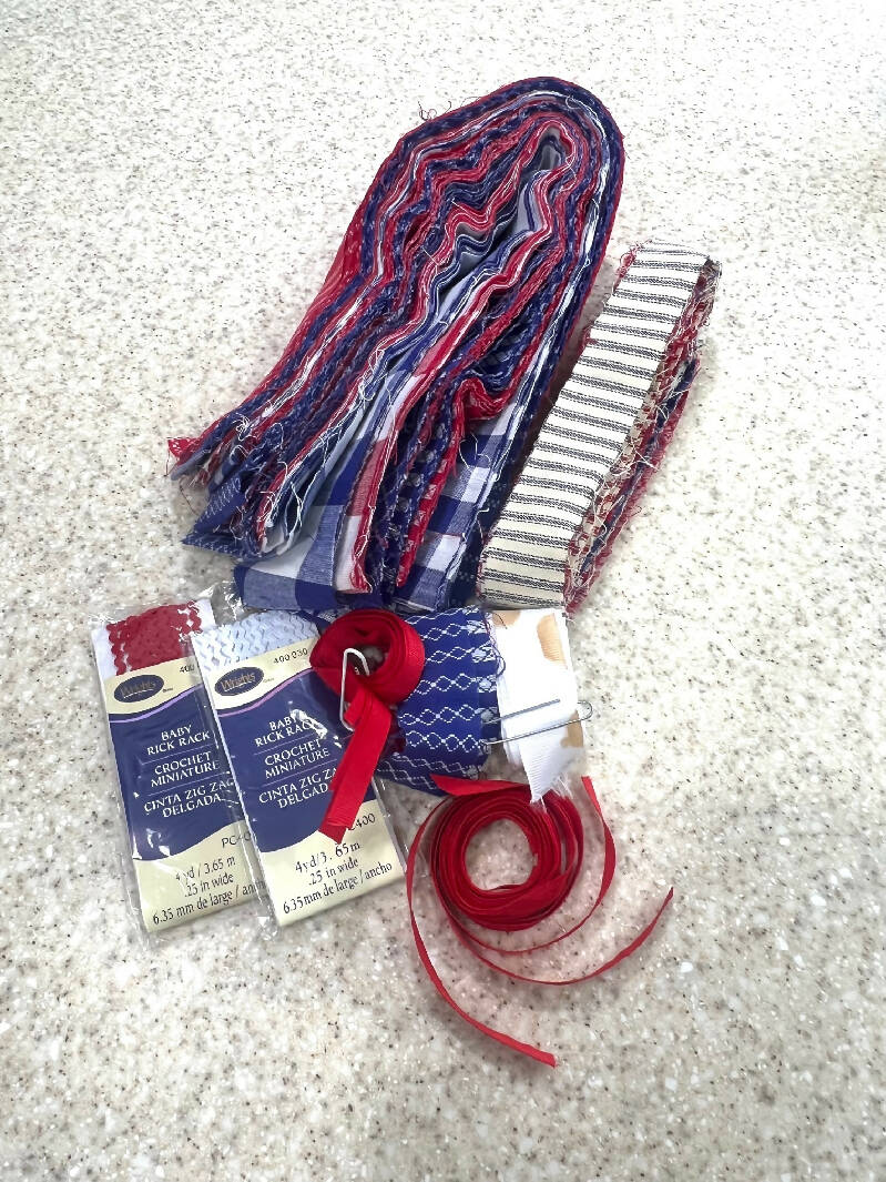 Red, White and Blue Jelly Roll Kit