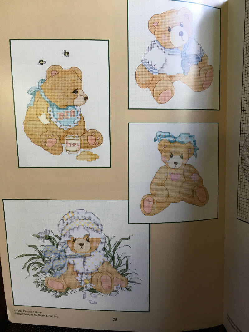 Counted Cross Stitch Cherished Teddies for All Occasions Book 81
