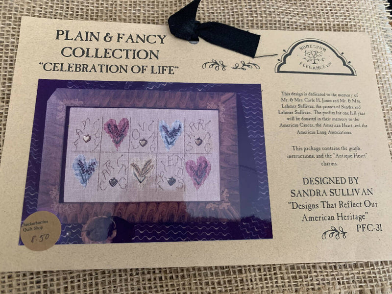 Plain & Fancy Collection - Celebration of Life Pattern