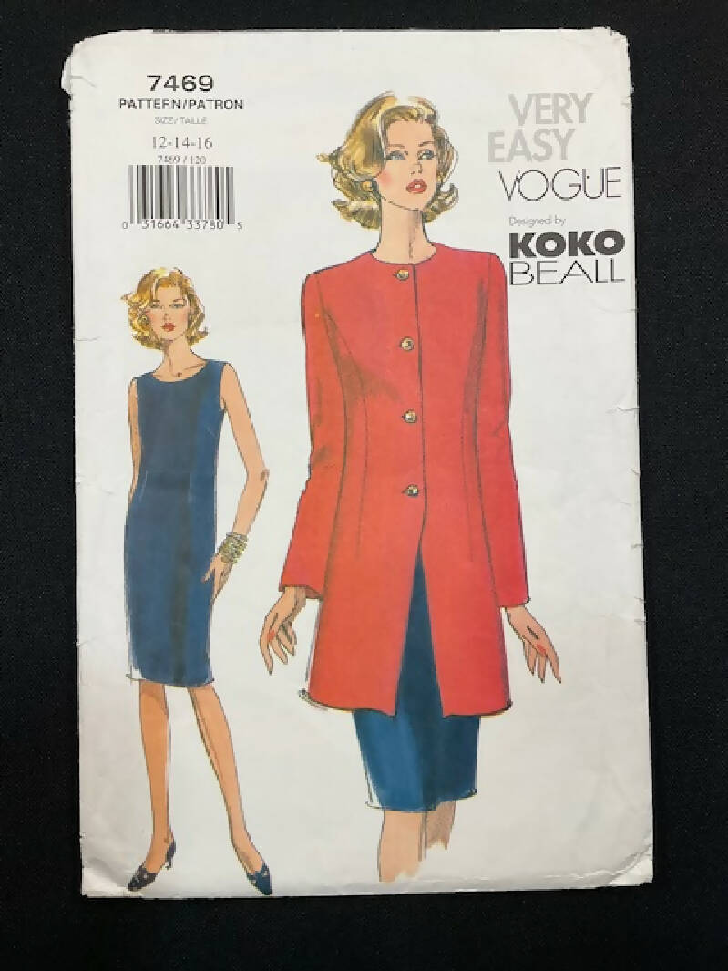 Vogue 7469 Pattern