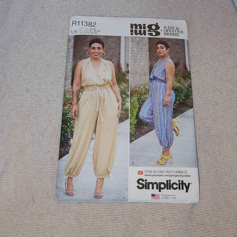Simplicity 9480 - Mimi G - Misses Jumpsuit, UC/FF, SZ 16-24