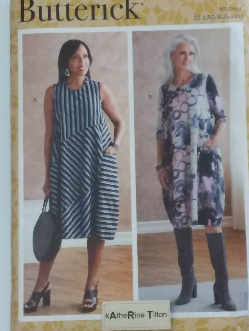 Butterick 6784 Round Nexk Dress