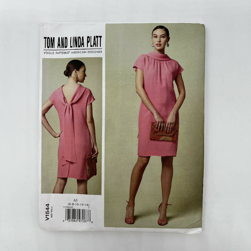 Vogue V1544 Tom and Linda Platt Dress - Sizes 6-14
