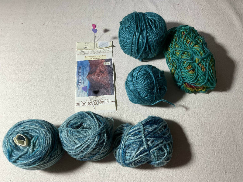 Blue/Green yarn variety