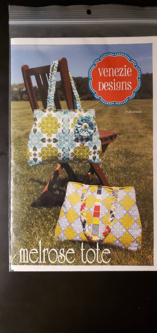 Melrose Tote bag pattern by Venezie Designs