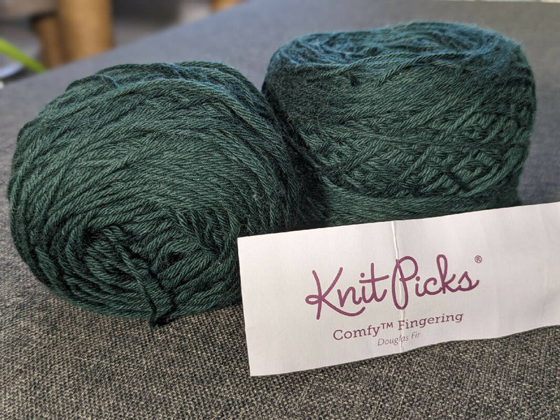 Knit Picks Comfy Fingering, Douglas Fir