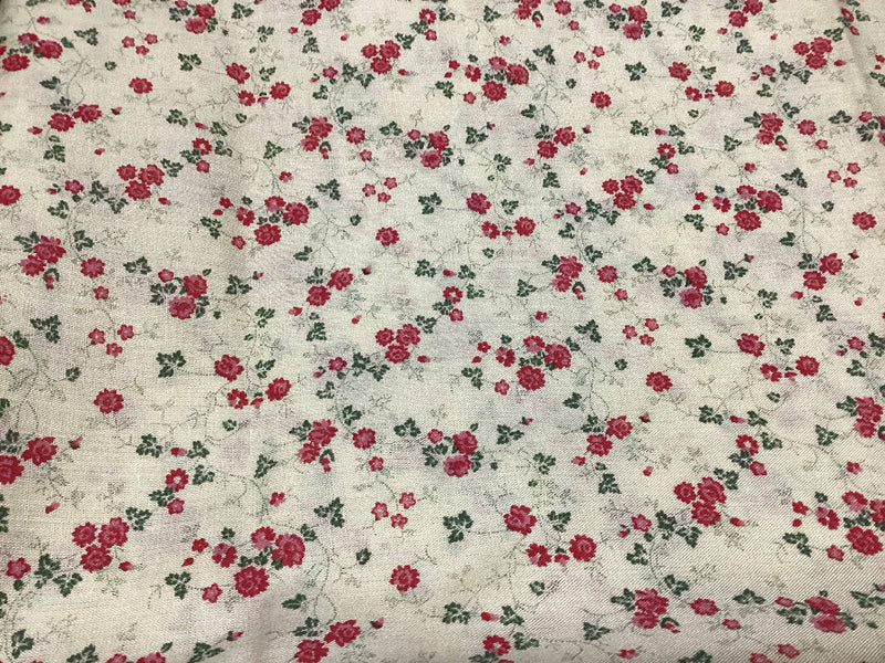 3.06 yds by 46” rayon floral