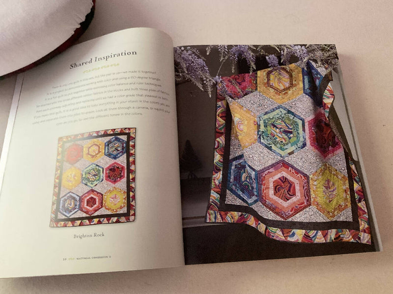 Material Obsession 2 quilt book