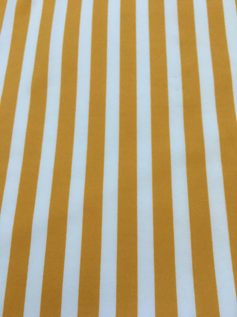 Gold/white stripe swim 60w 17/8yd