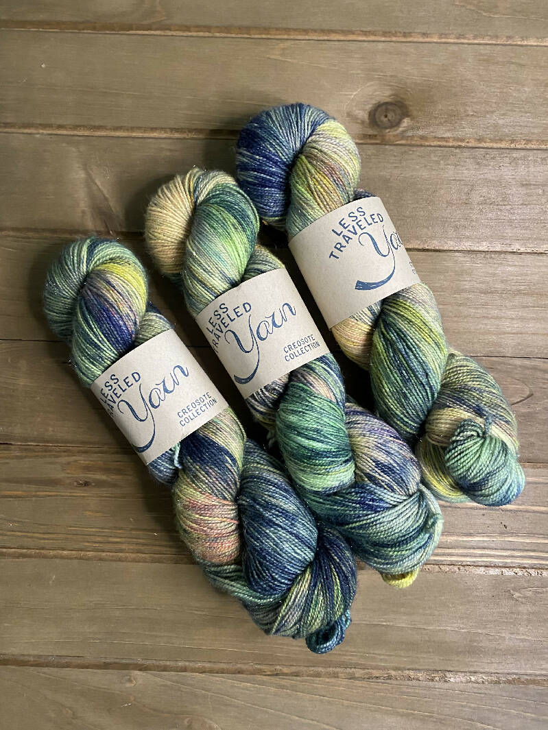 Less Traveled Yarn - Sparkle Sock