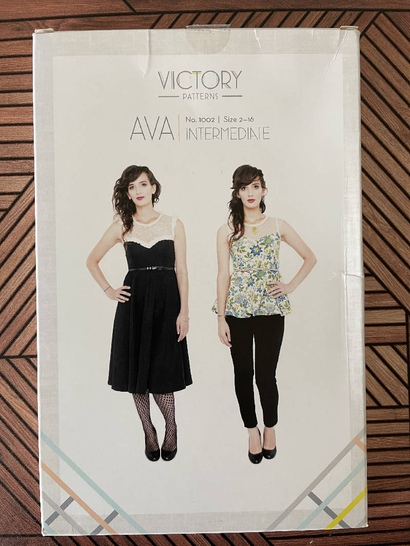Victory Patterns Ava Dress & Top, Size 2-16 - Uncut, Factory Folded
