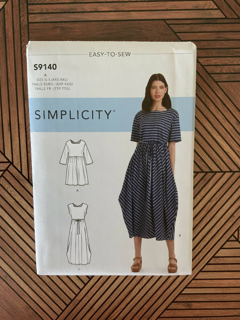 Simplicity S9140 Size XXS-XXL Uncut and Factory Folded