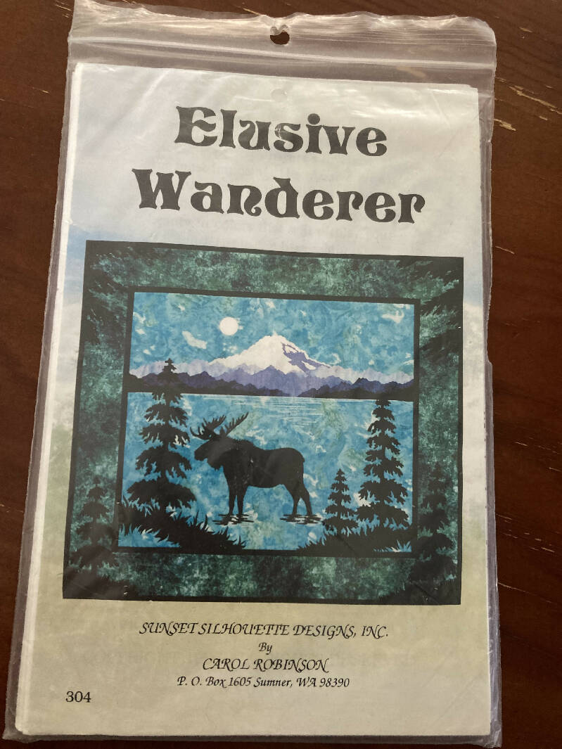 Elusive Wanderer Sunset Silhouette Designs Inc. Quilting Pattern