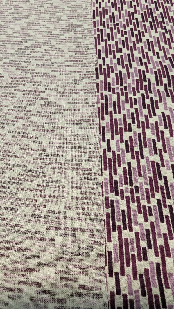Purple Tonal Dash Print Quilting Cotton Woven Fabric 42"W - 1 yd