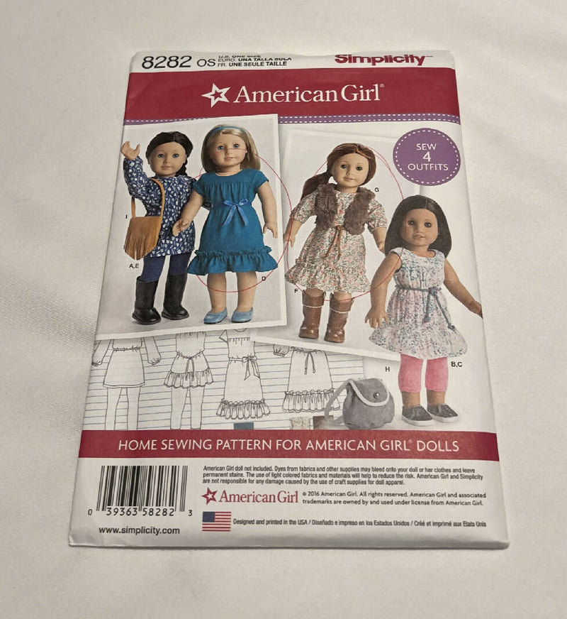 American Girl 18" Doll Clothes Pattern
