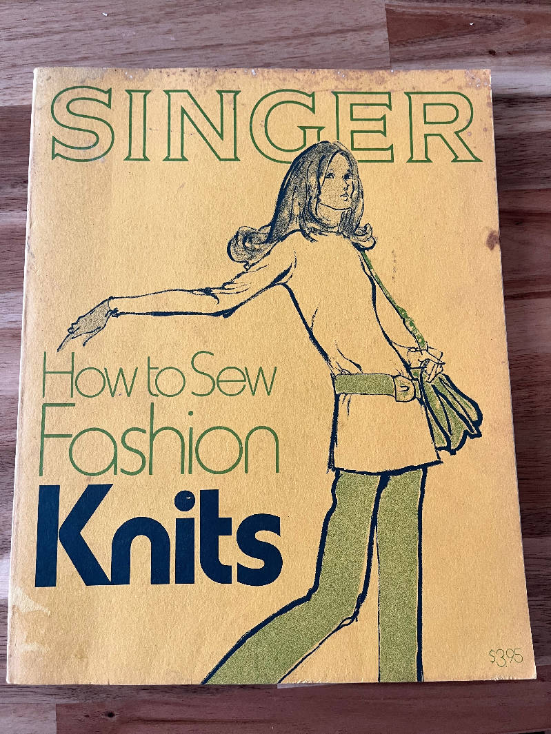 Singer How to Sew Fashion Knits Book Vintage 1972