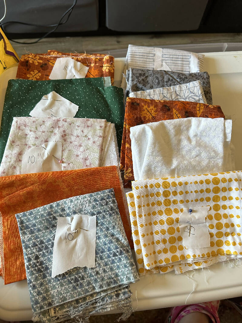 Quilting cotton small remnants