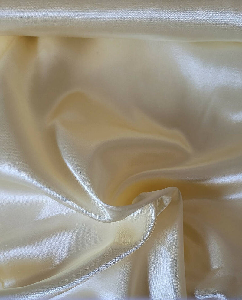 Yellow flannel backed satin - 3 yds