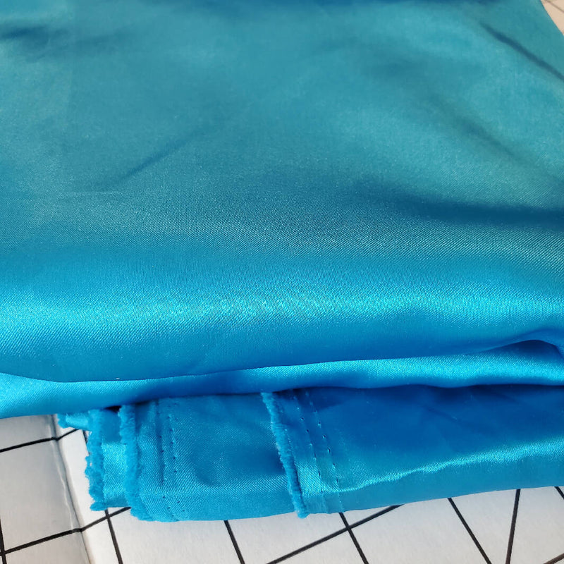 Vintage Silk peacock blue 3 3/4 yds