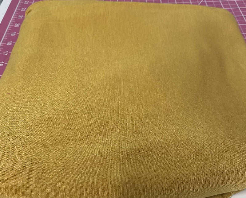 Cotton Rayon in Mustard