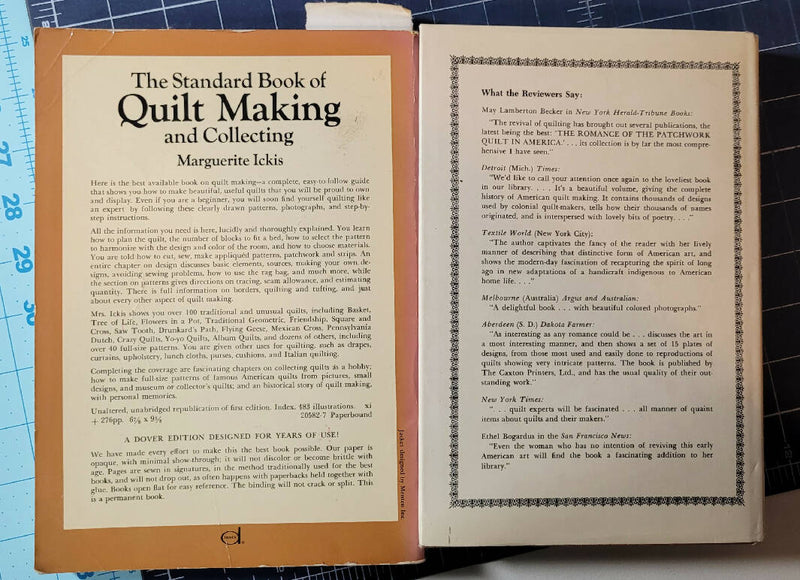 Two classic quilt reference books