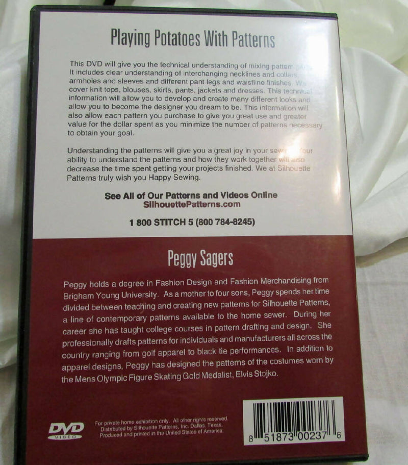 Playing Potatoes with Patterns DVD by Peggy Sagers