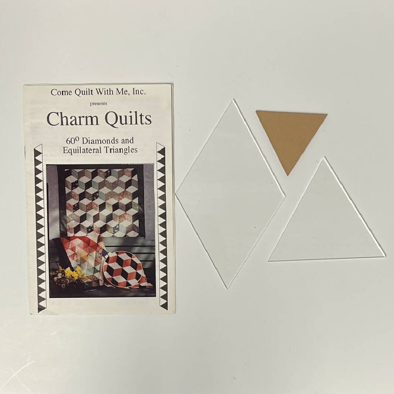 Charm Quilts 60° Diamonds and Equilateral Triangles Pattern and Templates