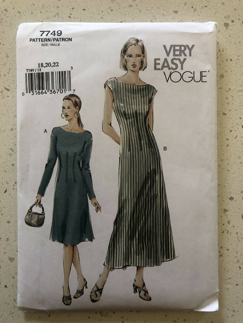 Vogue Pattern No. V7749 - Misses&
