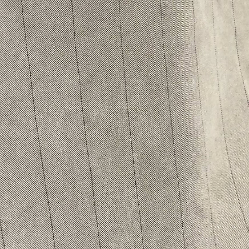 Taupe Pinstriped Modal Blend Woven - like Tencel (yardage)