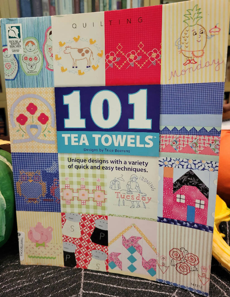 101 Tea Towels book Designs by Trice Boerens