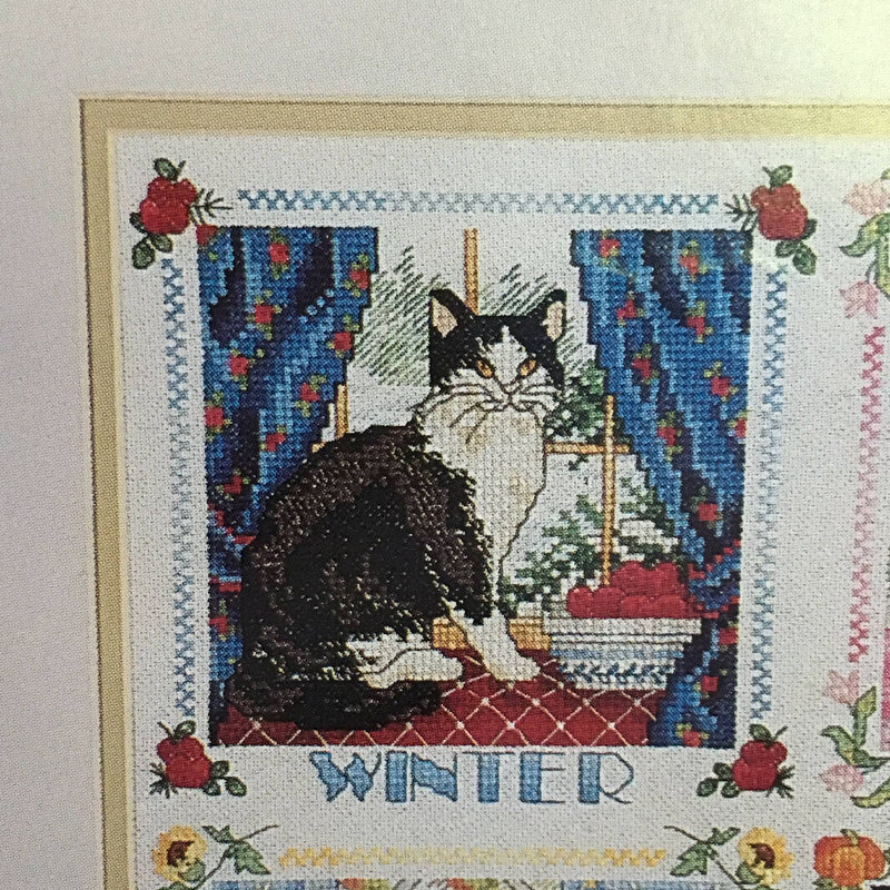 SOLD NOT AVAILABLE Counted Cross Stitch Pattern Four Seasons Cats 