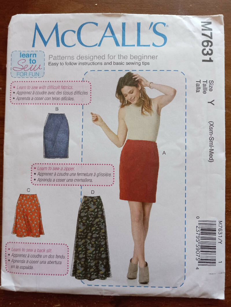 McCalls 7631 - Skirt