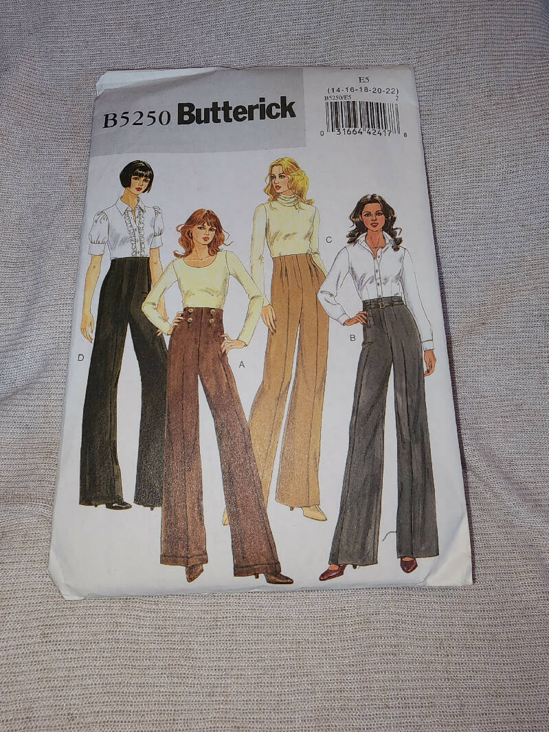 Butterick 5250 - Misses Petite Pants, UC/FF, SZ 14-22