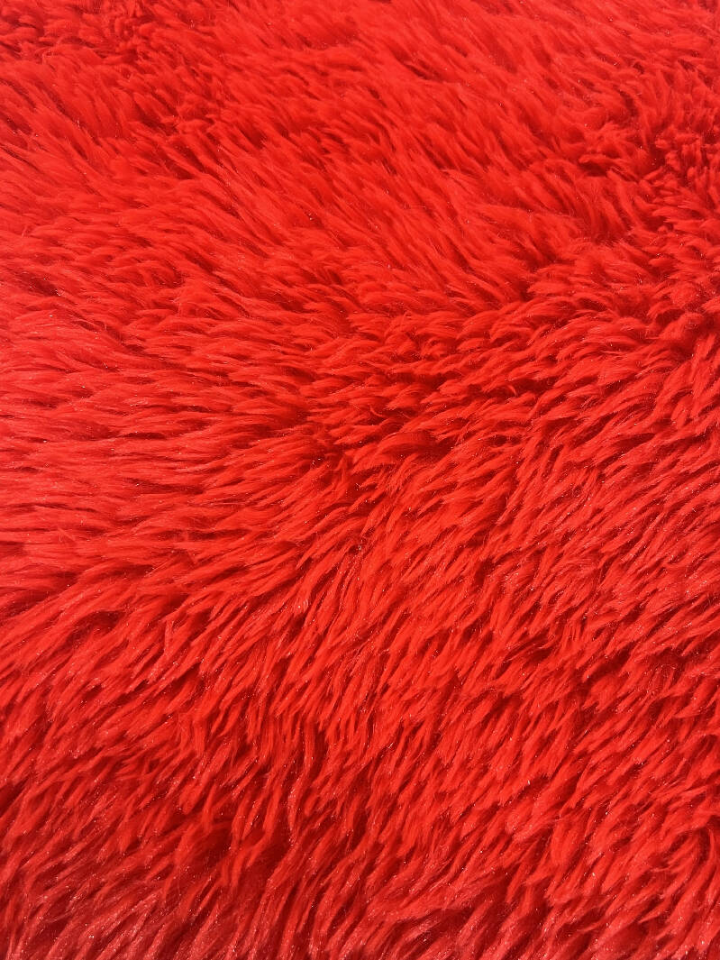 Red Fur 18" inches by 2 yards