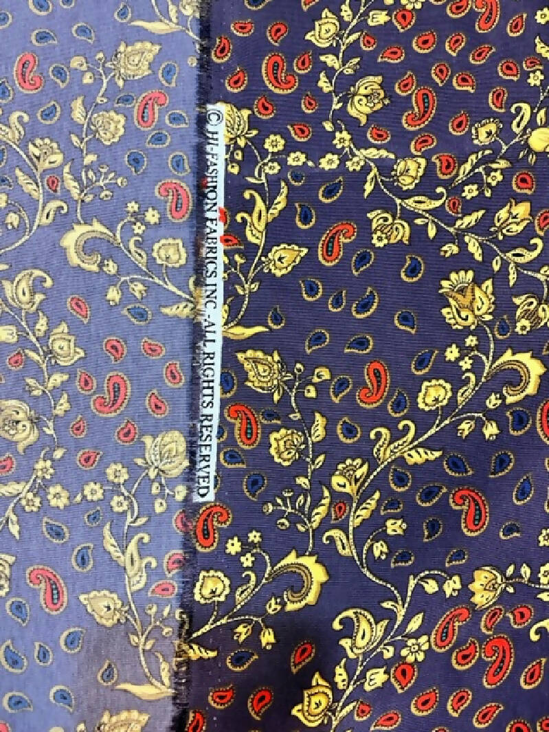 Polyester Floral Print – 1 5/8 Yds